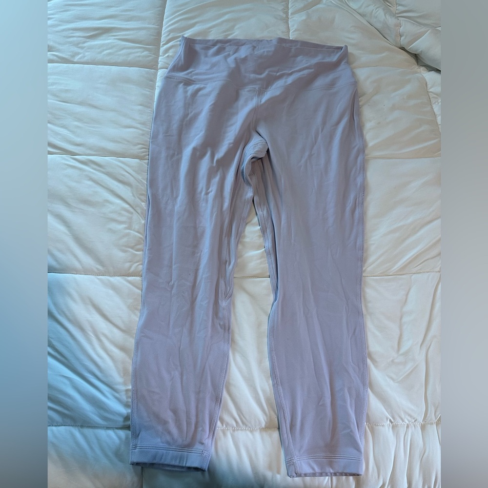 Align cropped Lululemon lilac leggings